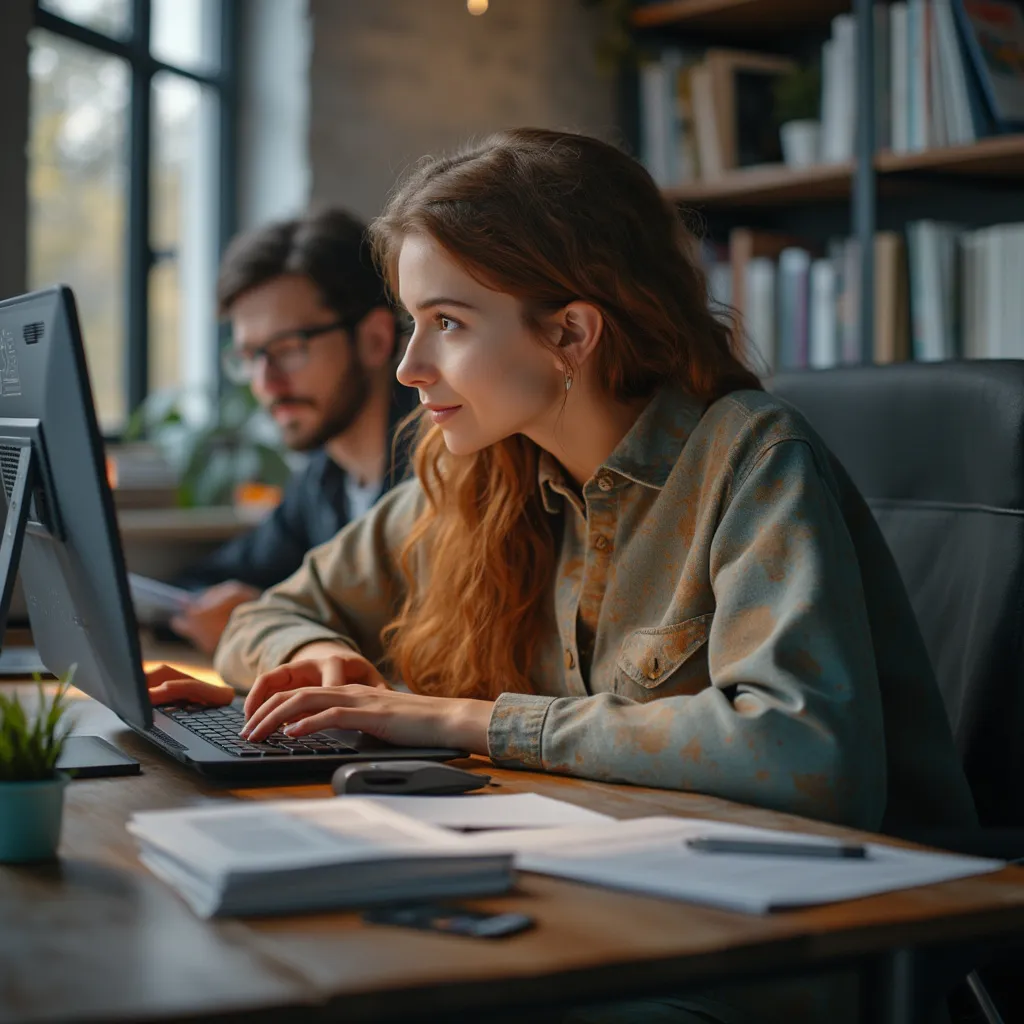 Clase de programación en acción